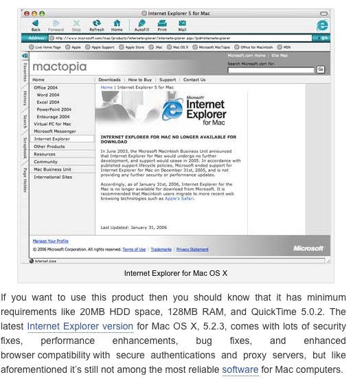 internet explorer 7 for mac download