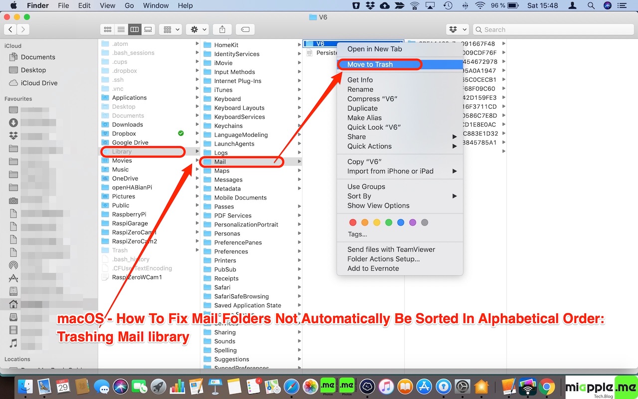 outlook for mac location of mail folders